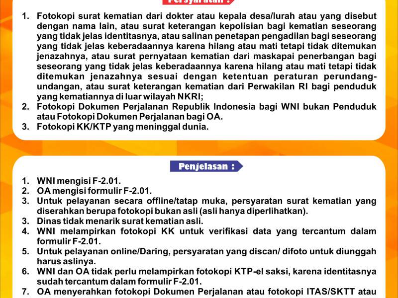 Pencatatan Kematian