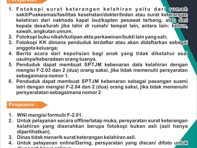 Pencatatan Kelahiran